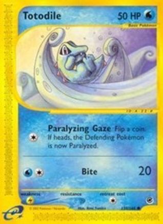 Image of Totodile (135) 135/165  Expedition - Common