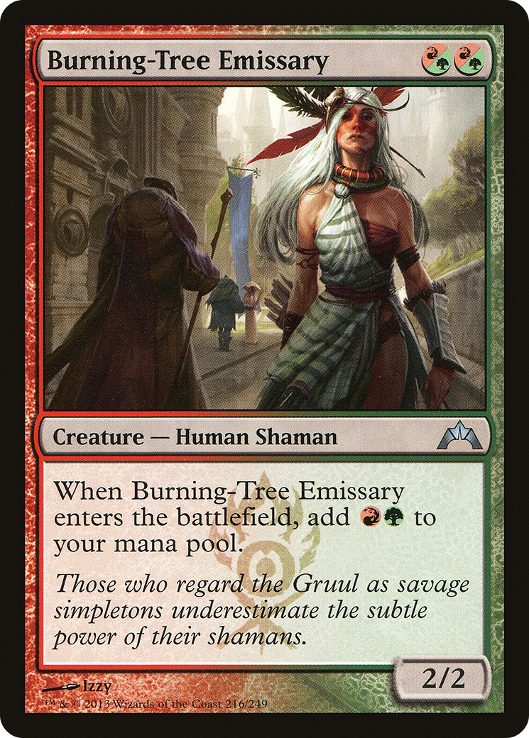 Image of Burning-Tree Emissary (GTC-216) - Gatecrash Foil