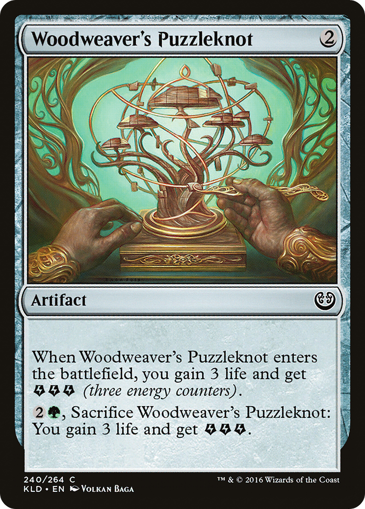 Image of Woodweaver's Puzzleknot (KLD-240) - Kaladesh Foil