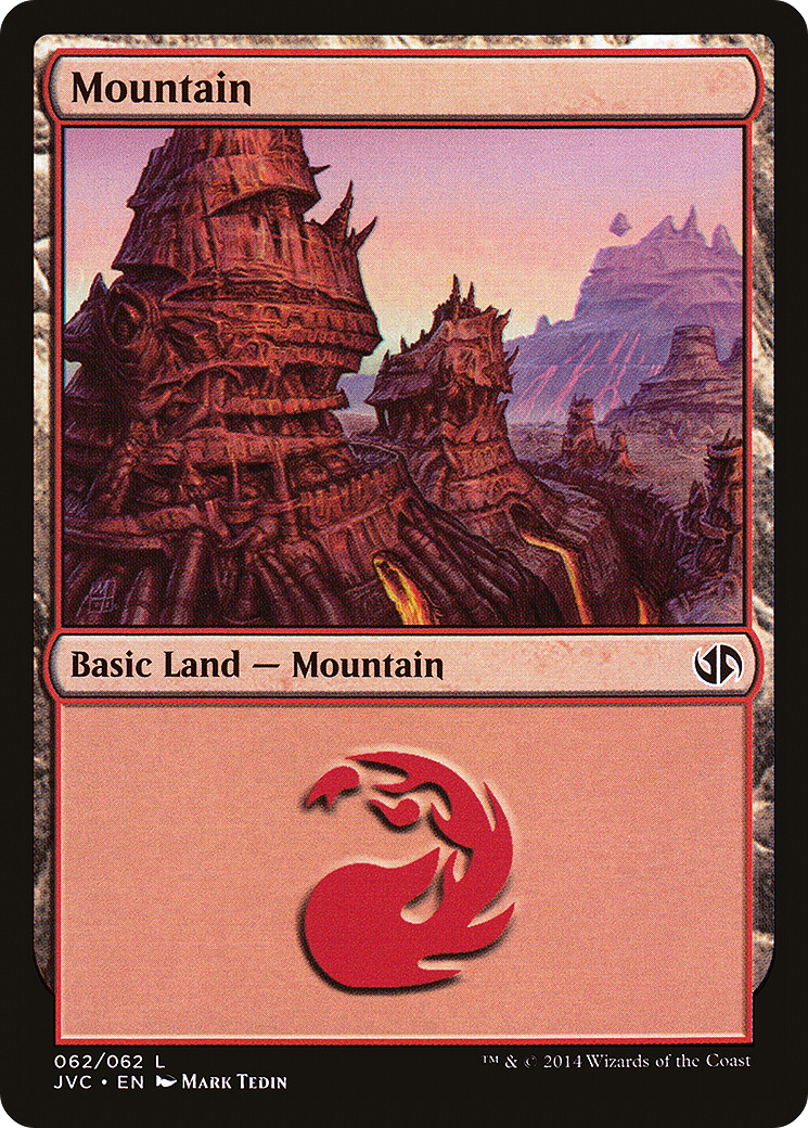 Image of Mountain (62) (Jace vs Chandra) (DD3-062) - Duel Decks Anthology: Jace vs. Chandra