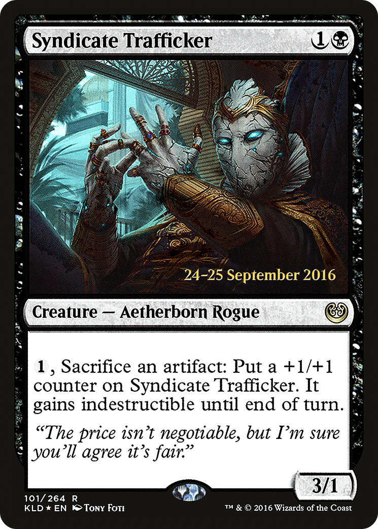 Image of Syndicate Trafficker (PRE-101S) - Kaladesh Promos Foil