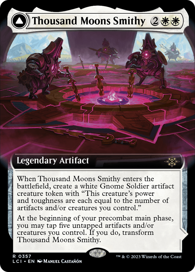 Image of Thousand Moons Smithy (Extended Art) (LCI-357) - The Lost Caverns of Ixalan: (Extended Art) Foil