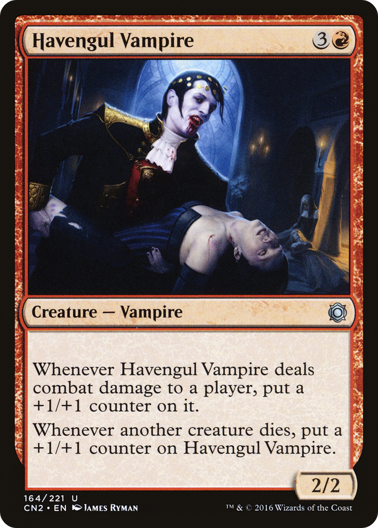 Image of Havengul Vampire (CN2-164) - Conspiracy: Take the Crown Foil