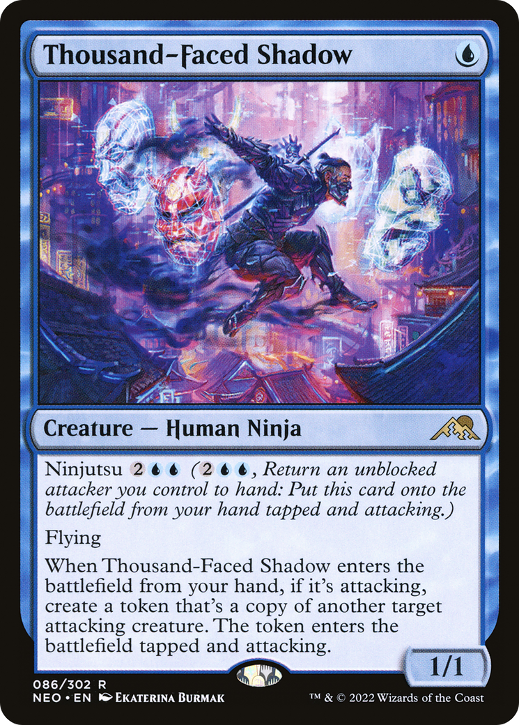 Image of Thousand-Faced Shadow (NEO-086) - Kamigawa: Neon Dynasty