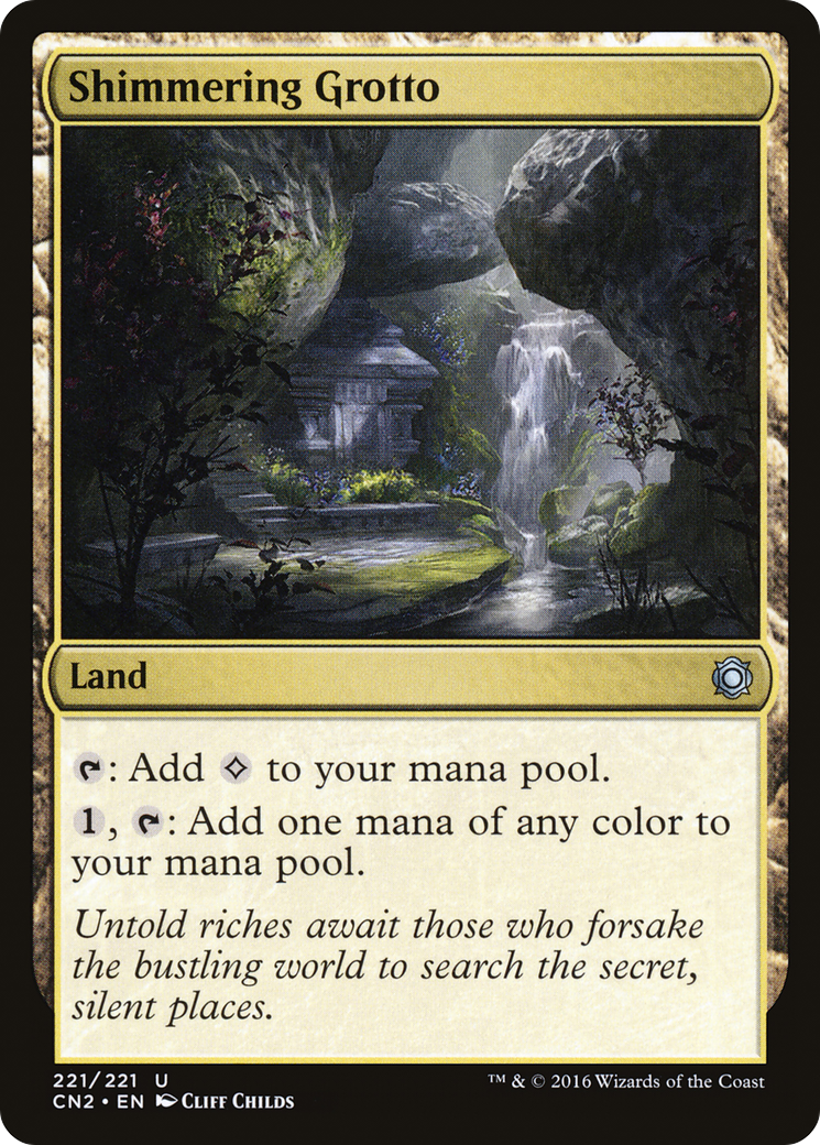 Image of Shimmering Grotto (CN2-221) - Conspiracy: Take the Crown Foil