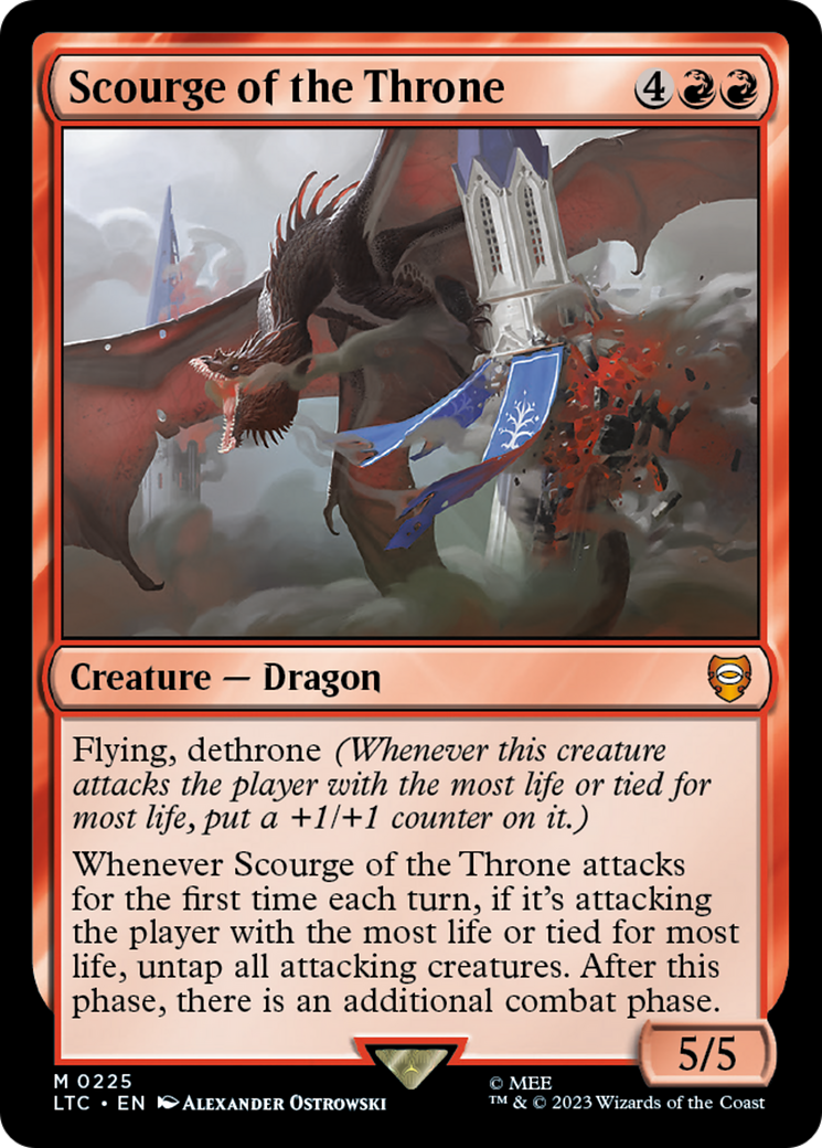 Image of Scourge of the Throne (LTC-225) - Tales of Middle-earth Commander