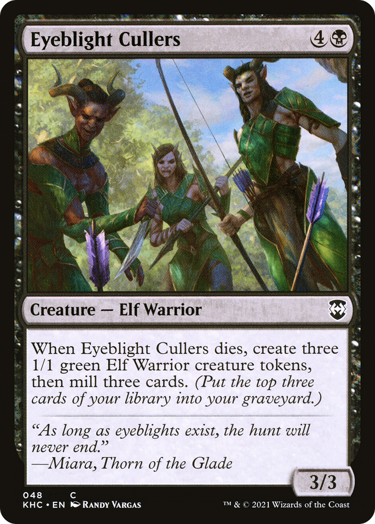 Image of Eyeblight Cullers (KHC-048) - Kaldheim Commander