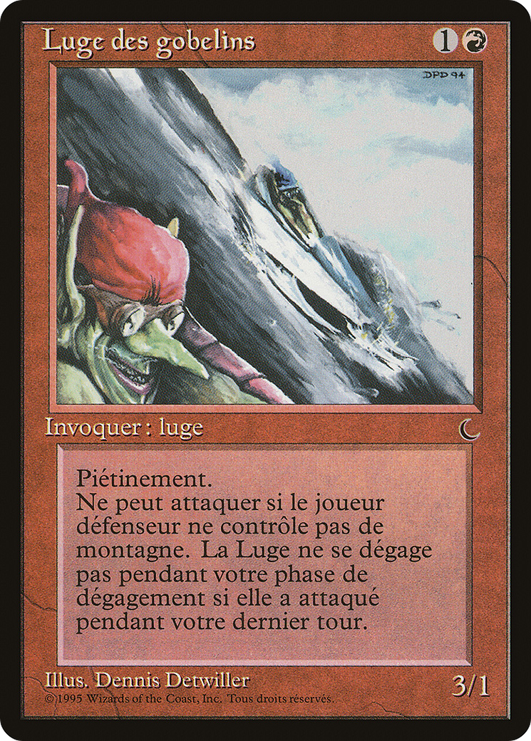 Image of Goblin Rock Sled (French) - 