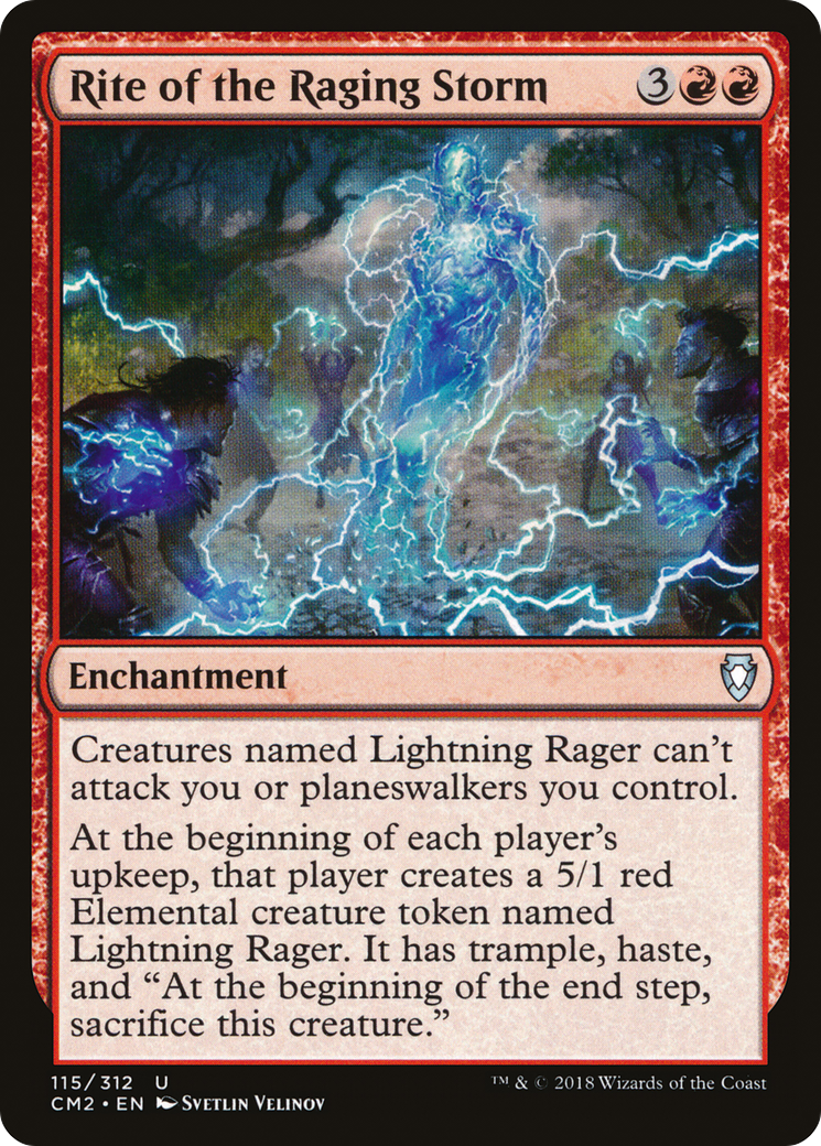 Image of Rite of the Raging Storm (CM2-115) - Commander Anthology Volume II