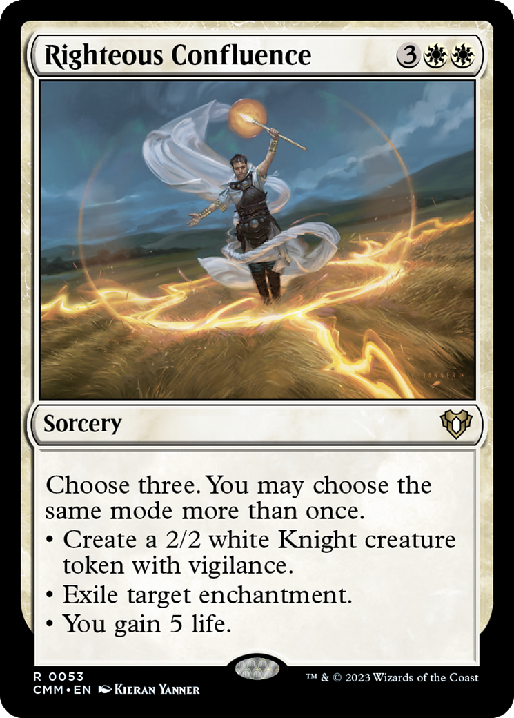 Image of Righteous Confluence (CMM-053) - Commander Masters Foil