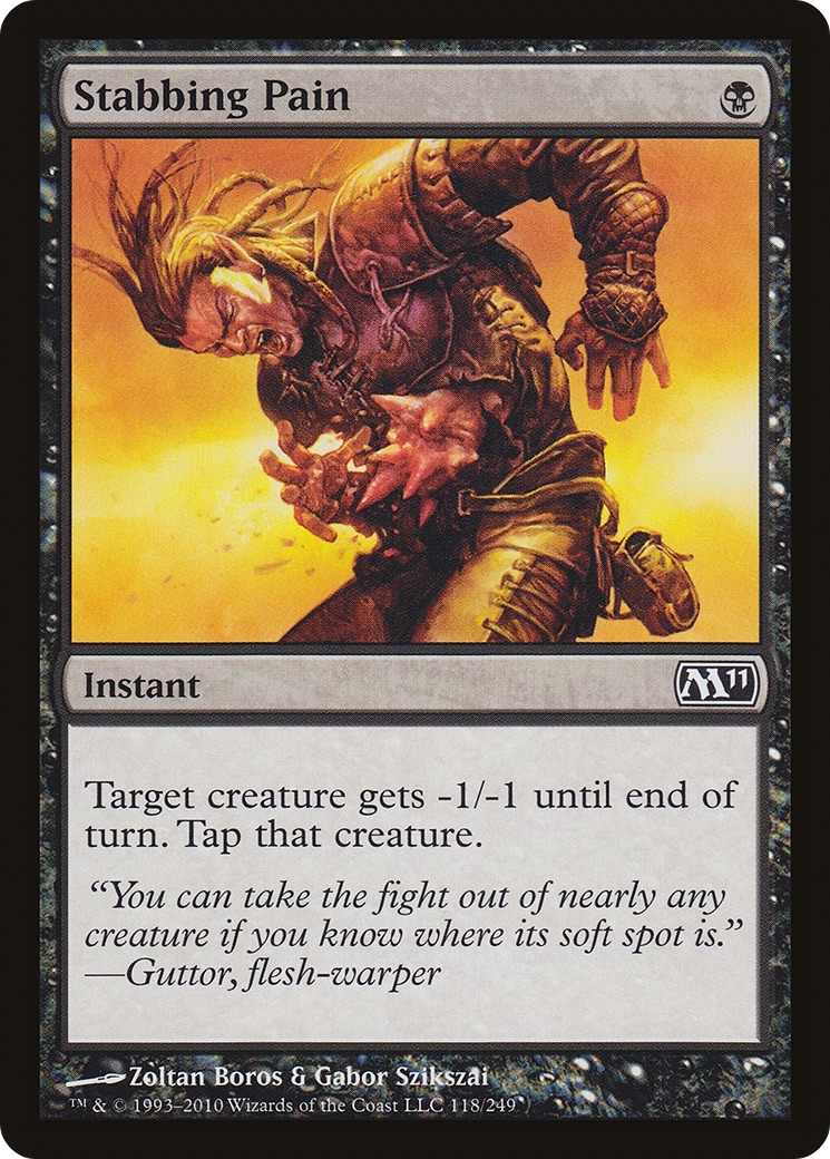 Image of Stabbing Pain (M11-118) - Magic 2011