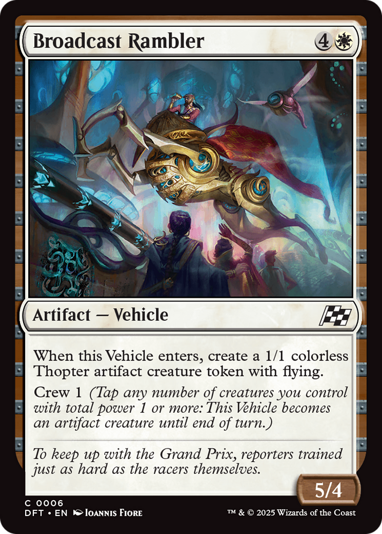 Image of Broadcast Rambler (DFT-006) - Aetherdrift Foil