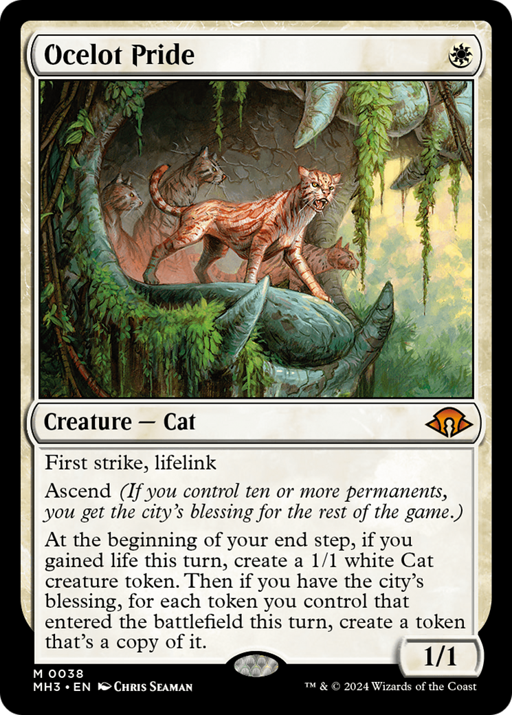 Image of Ocelot Pride (MH3-038) - Modern Horizons 3 Foil