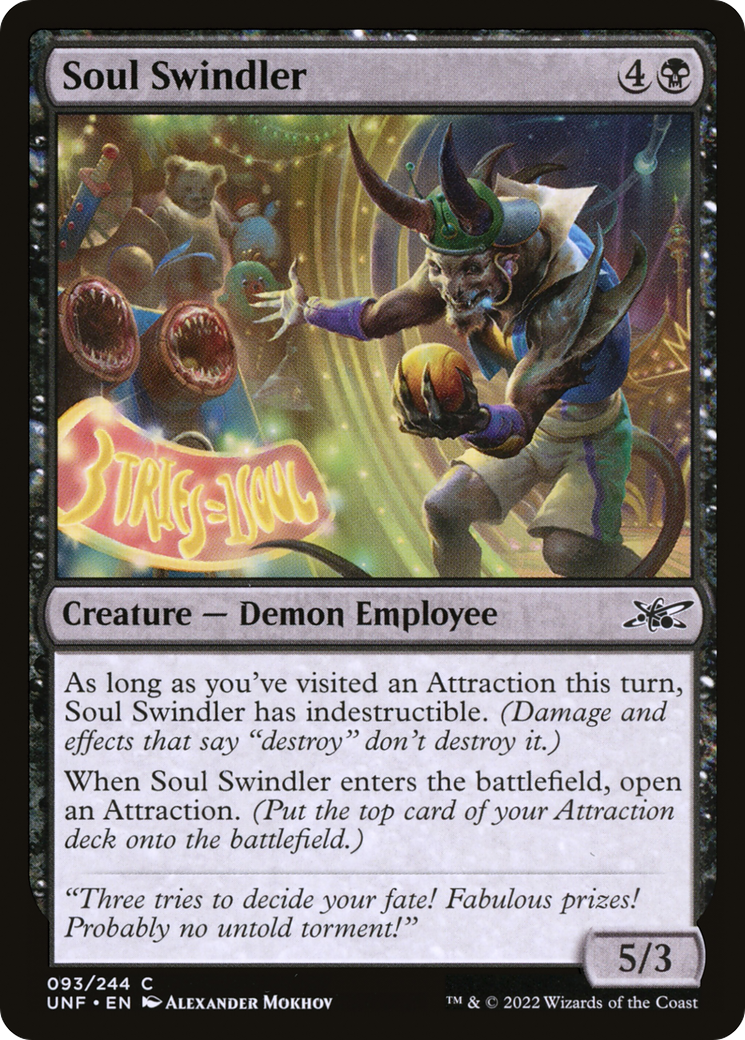 Image of Soul Swindler (UNF-093) - Unfinity Foil