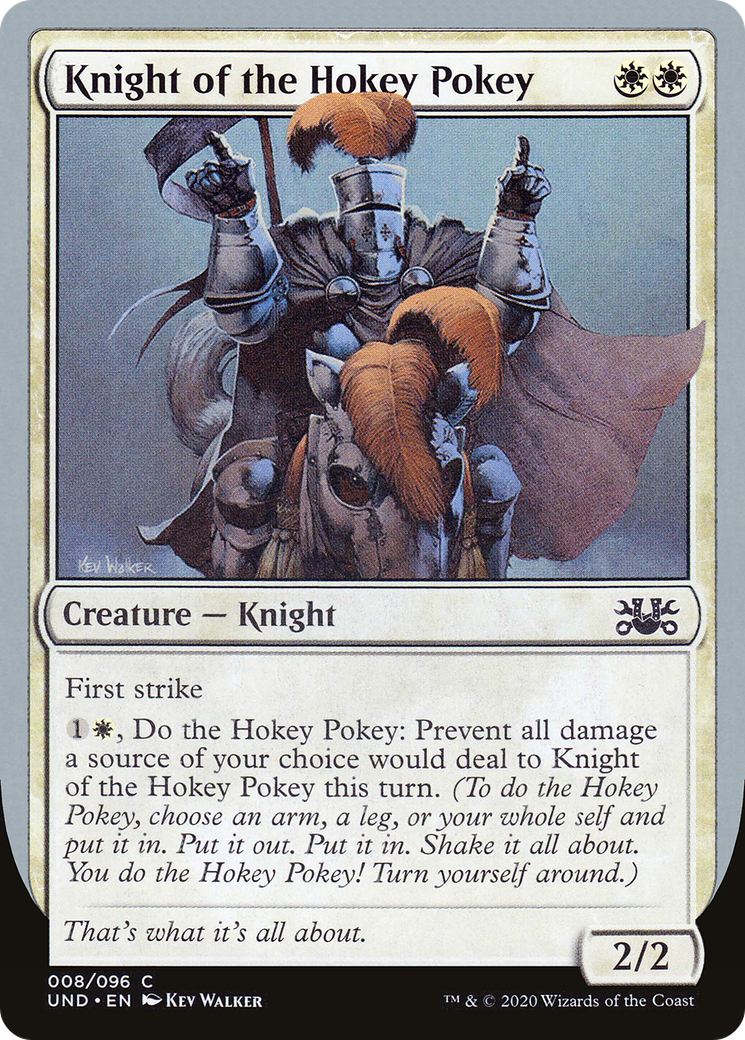 Image of Knight of the Hokey Pokey (UND-008) - Unsanctioned