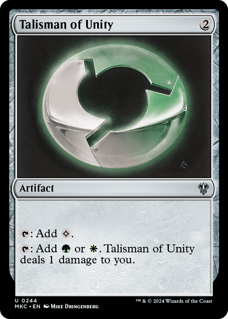 Image of Talisman of Unity (MKC-244) - Murders at Karlov Manor Commander