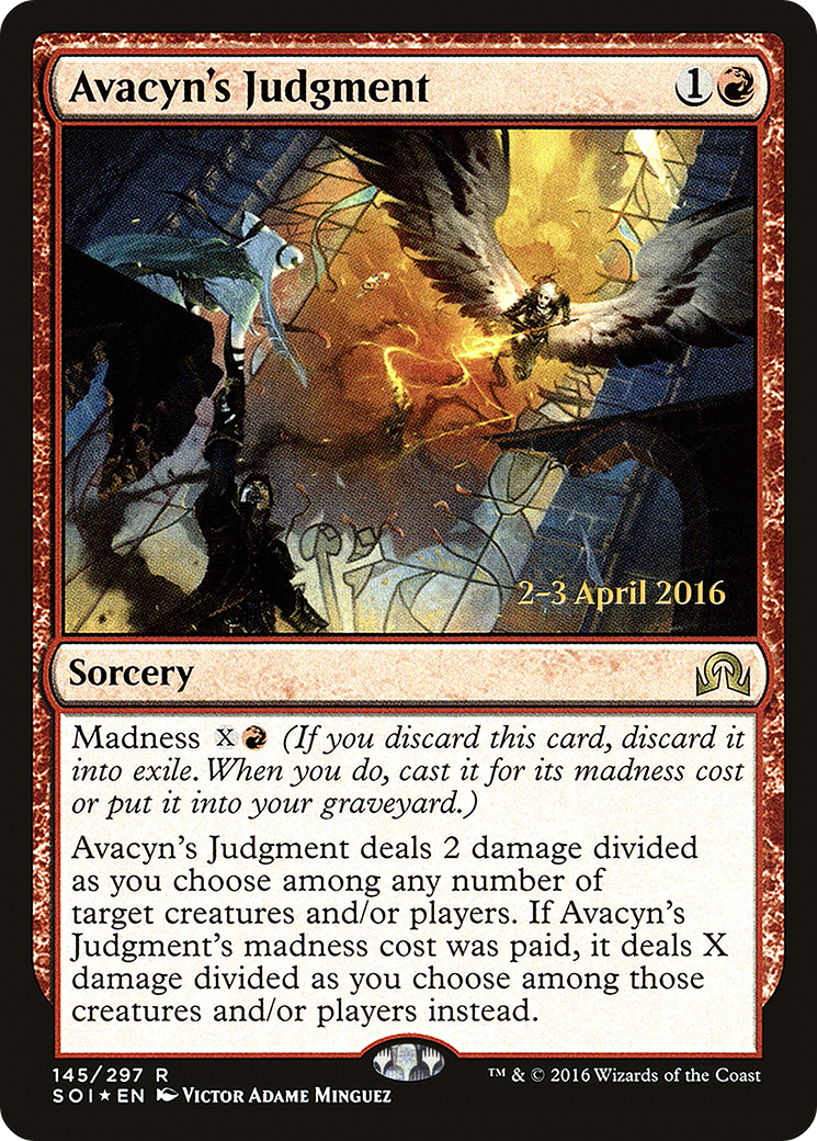 Image of Avacyn's Judgment (PRE-145S) - Shadows over Innistrad Promos Foil