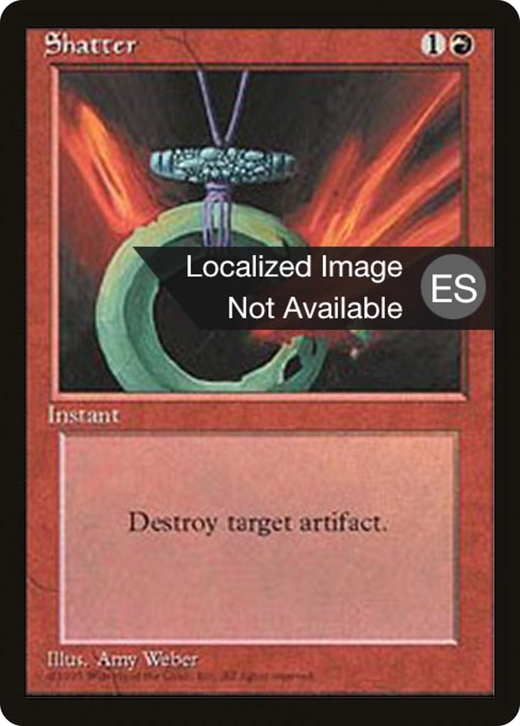 Image of Shatter (4BB-) - Fourth Edition Foreign Black Border