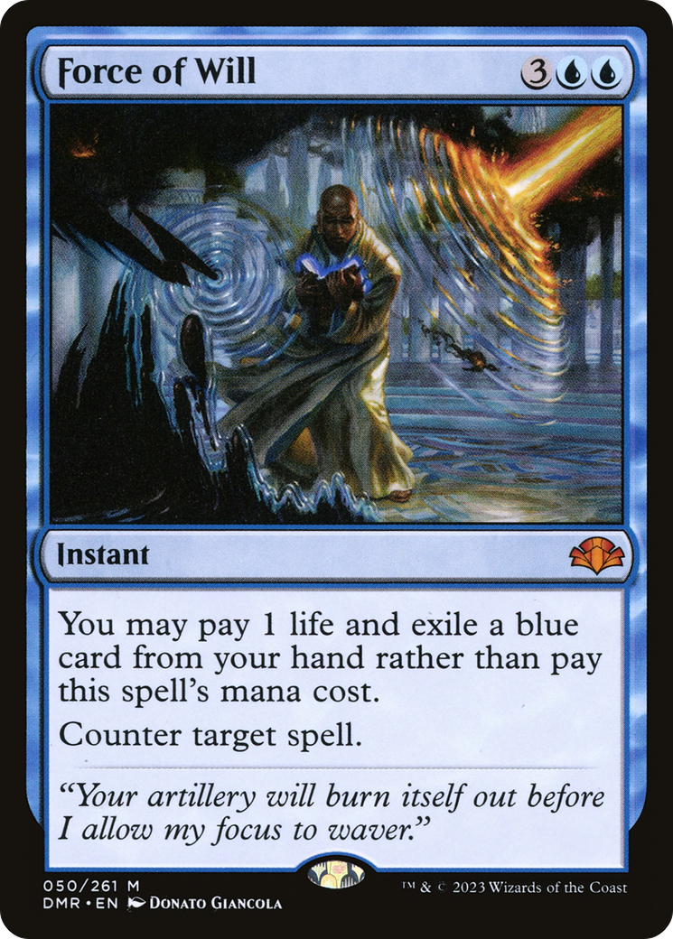 Image of Force of Will (DMR-050) - Dominaria Remastered Foil