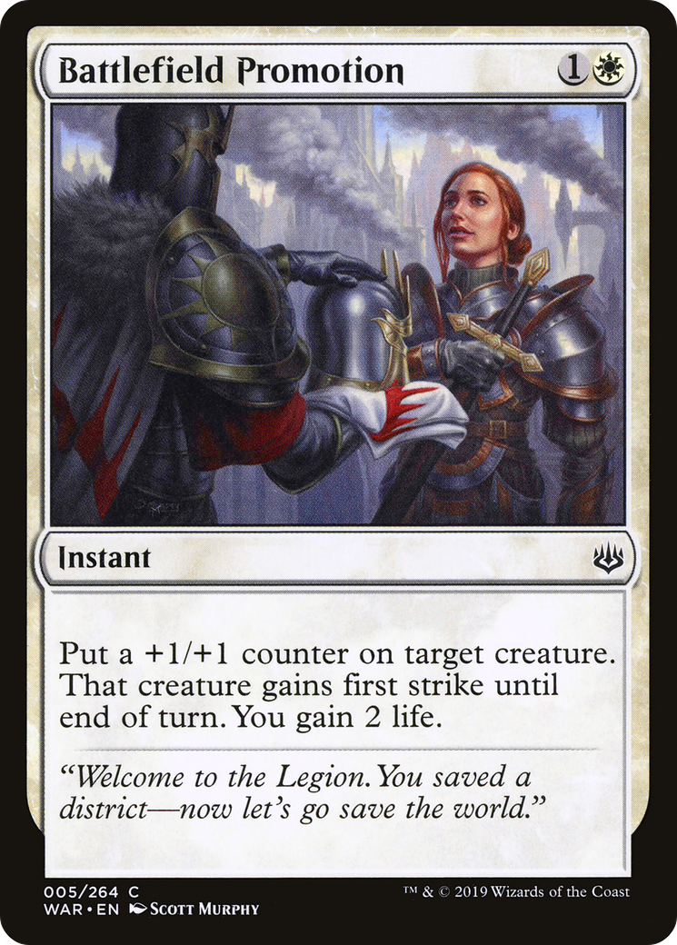 Image of Battlefield Promotion (WAR-005) - War of the Spark Foil