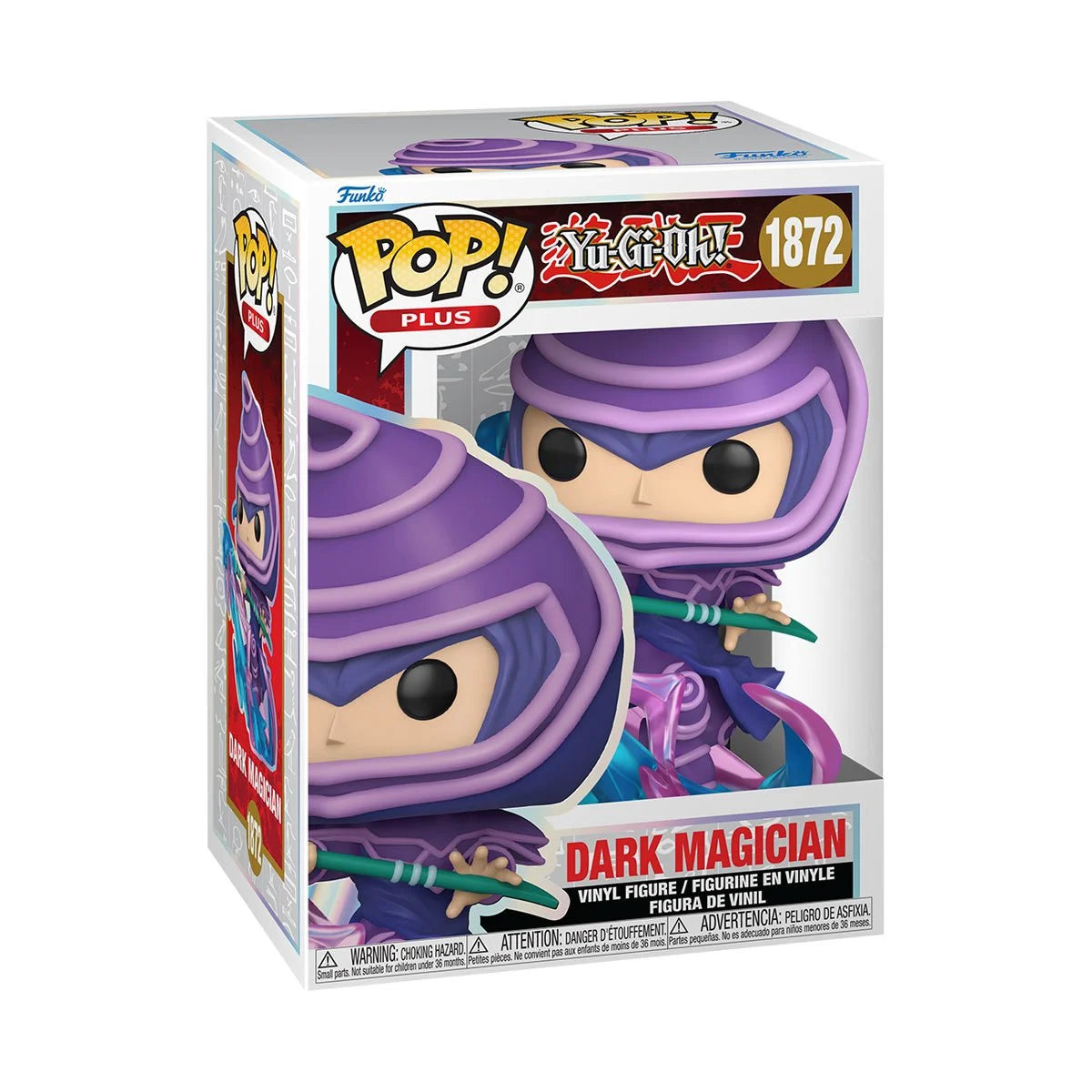 Image of Yu-Gi-Oh! Dark Magician (Attack) Funko Pop Vinyl Figure Plus #1872