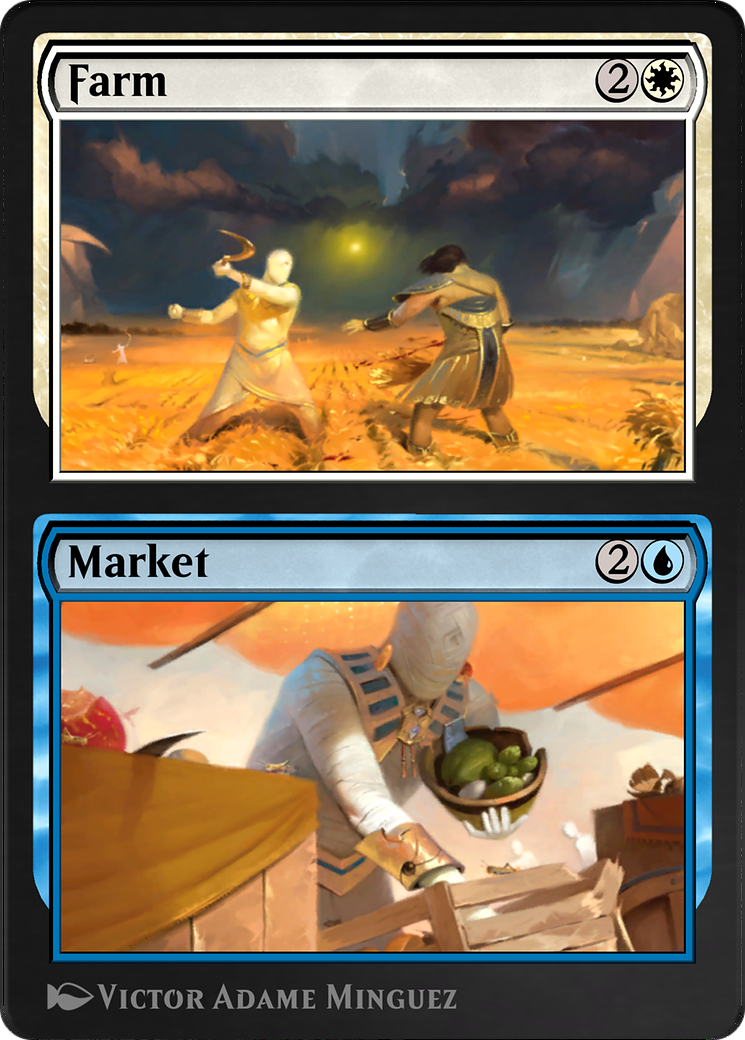 Image of Farm // Market (AKR-236) - Amonkhet Remastered