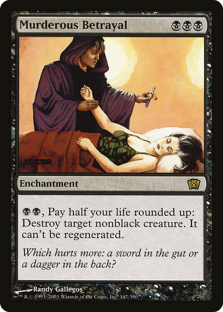 Image of Murderous Betrayal (8ED-147★) - 8th Edition