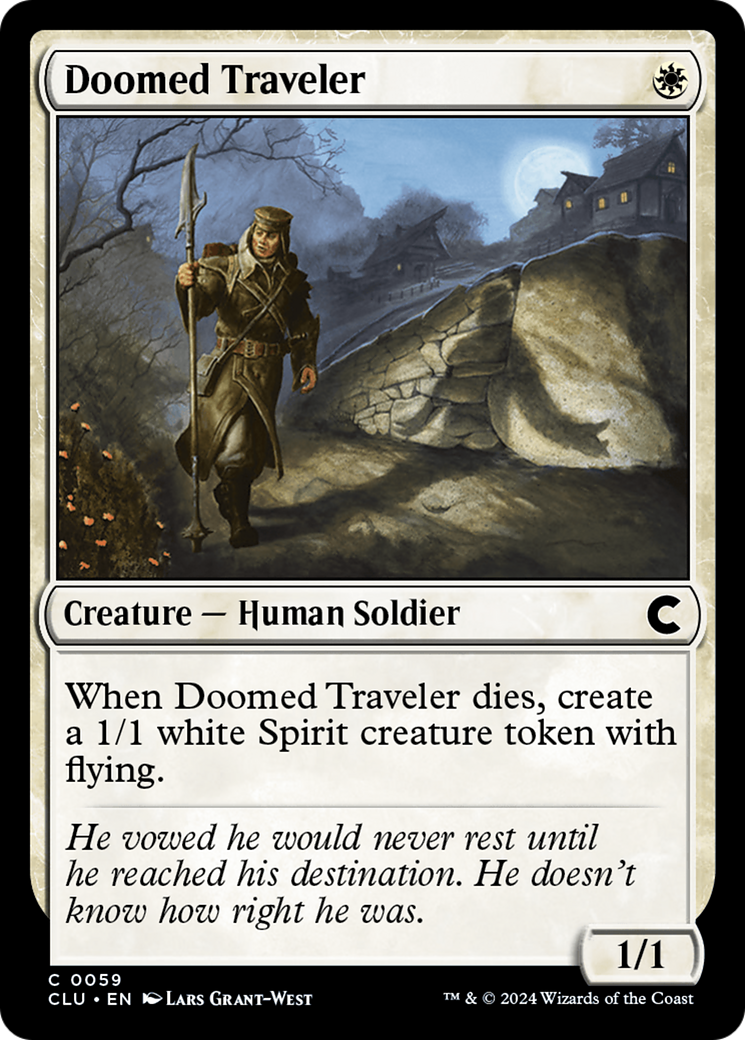 Image of Doomed Traveler (CLU-059) - Ravnica: Clue Edition