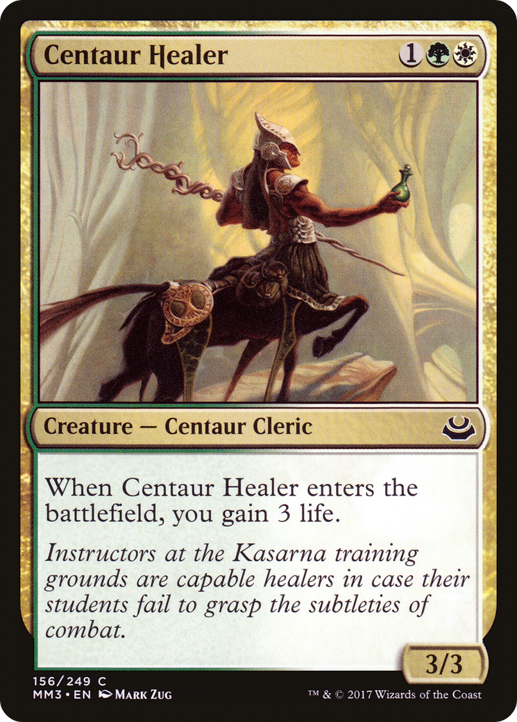 Image of Centaur Healer (MM3-156) - Modern Masters 2017