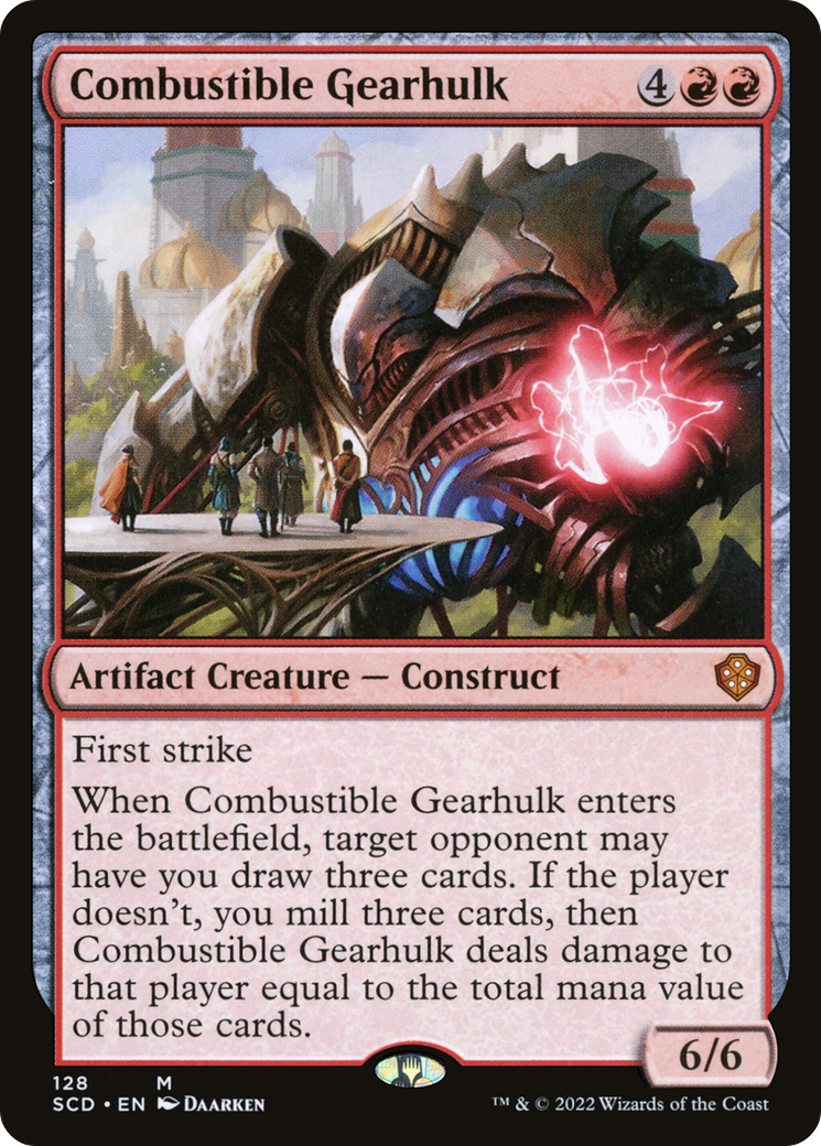 Image of Combustible Gearhulk (SCD-128) - Starter Commander Decks
