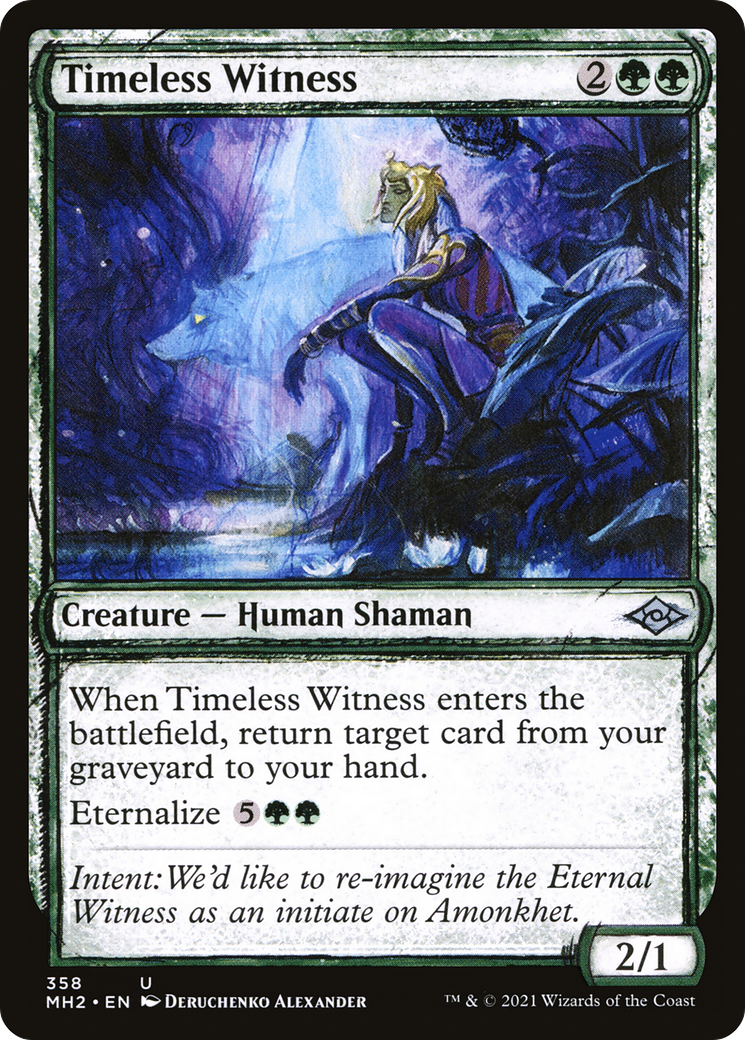 Image of Timeless Witness (Showcase) (MH2-358) - Modern Horizons 2: (Showcase) Foil