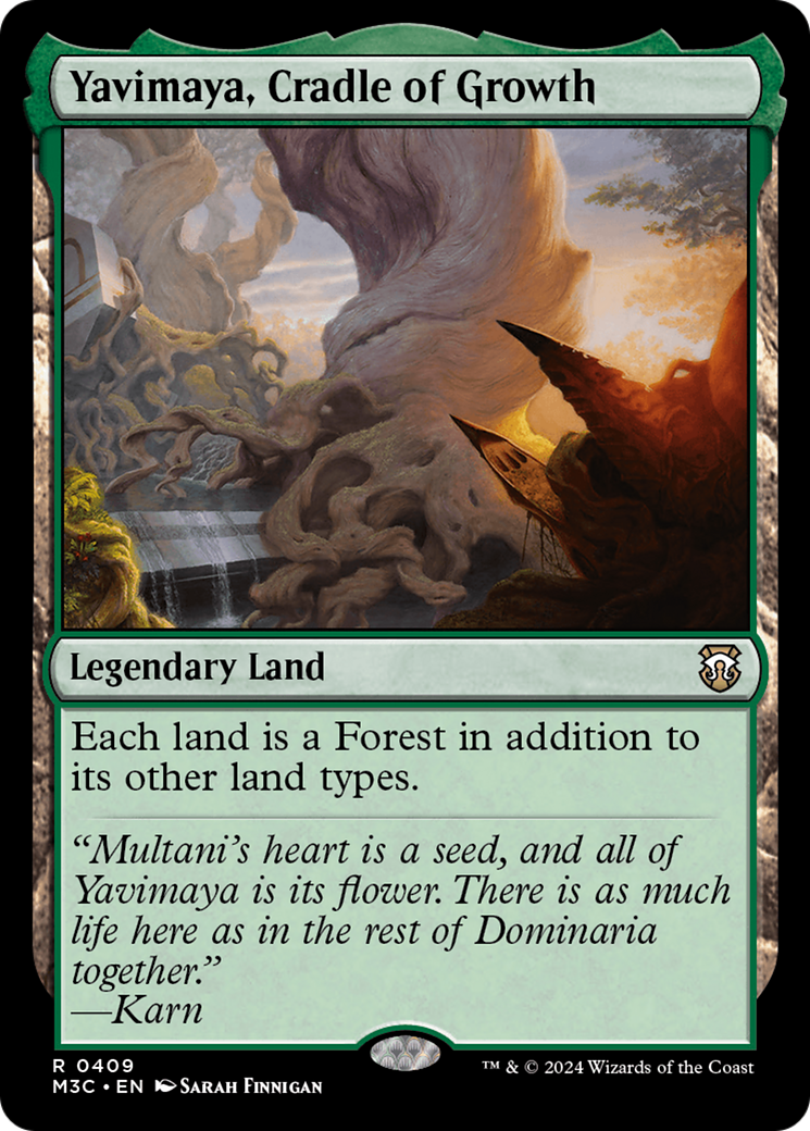Image of Yavimaya, Cradle of Growth (M3C-409) - Modern Horizons 3 Commander