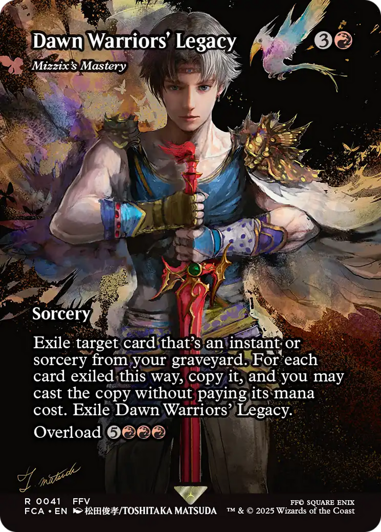 Image of Dawn Warriors' Legacy - Mizzix's Mastery (Showcase) (FCA-041) - FINAL FANTASY: Through the Ages / Dawn Warriors' Legacy (Borderless)