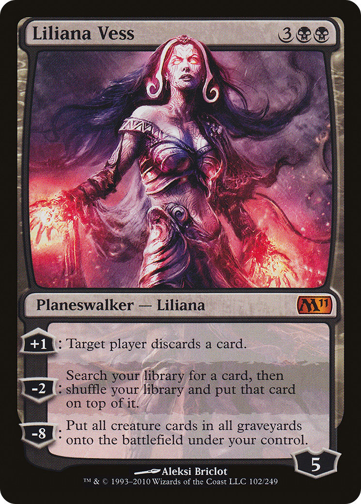 Image of Liliana Vess (M11-102) - Magic 2011 Foil