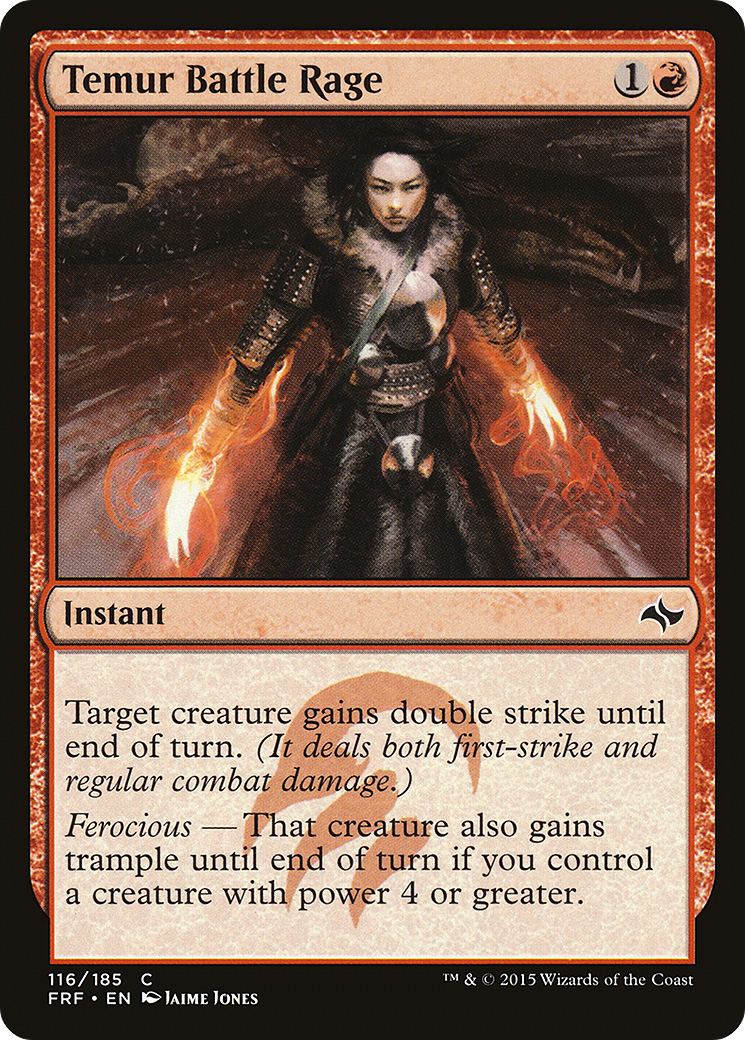 Image of Temur Battle Rage (FRF-116) - Fate Reforged
