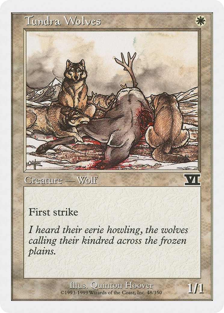 Image of Tundra Wolves (6ED-048) - Classic Sixth Edition