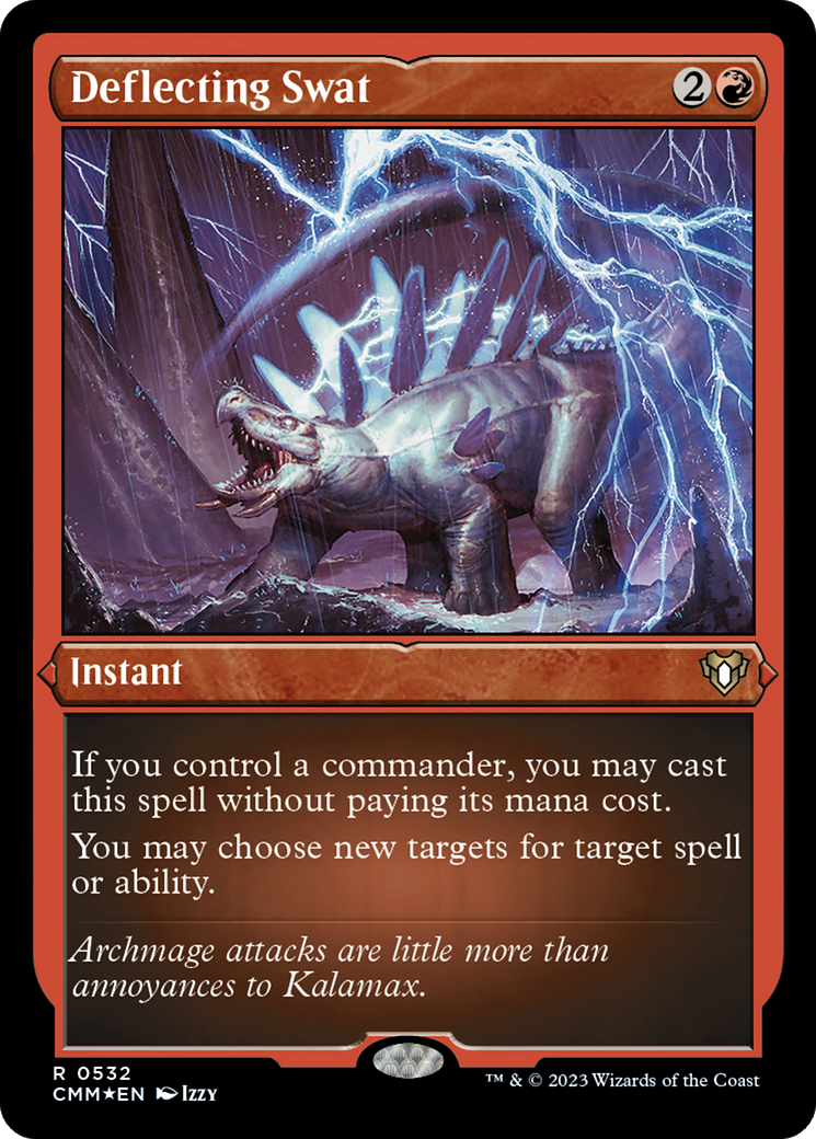 Image of Deflecting Swat (Foil Etched) (CMM-532) - Commander Masters Foil