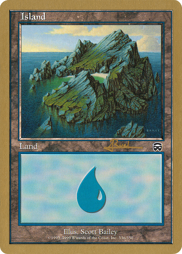Image of Island (336) - 2001 Antoine Ruel (MMQ) (WCD-) - World Championship Decks 2001