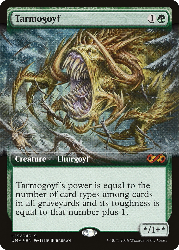 Image of Tarmogoyf (UMA:BT-U19) - Ultimate Box Topper: (Extended Art) Foil