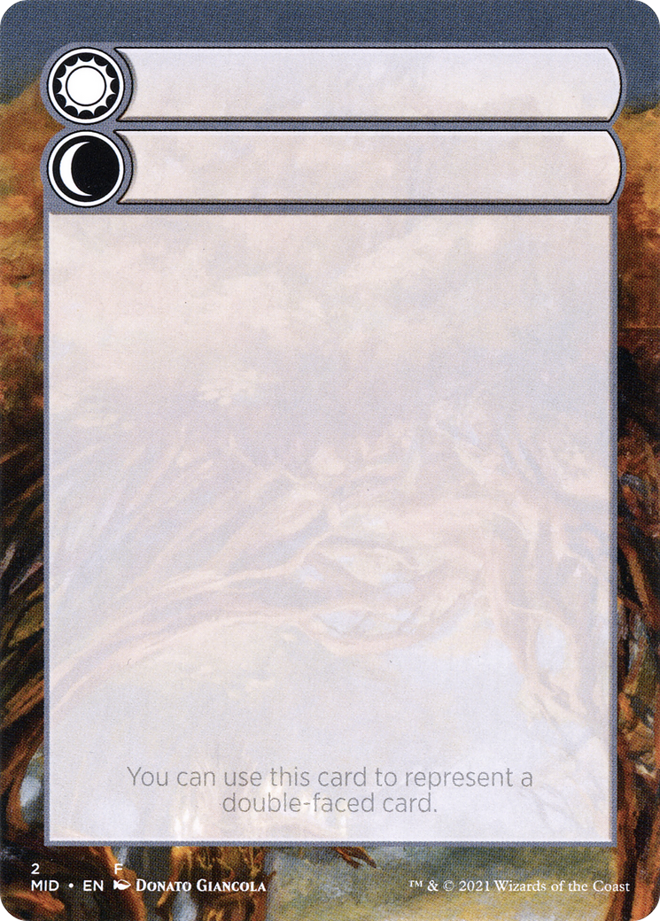 Image of Double-Faced Substitute Card (SMID-002) - Innistrad: Midnight Hunt Substitute Cards (Borderless)