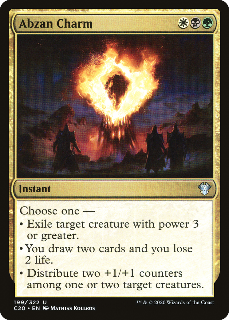 Image of Abzan Charm (C20-199) - Commander 2020