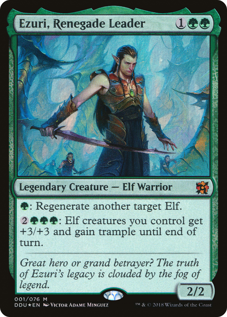 Image of Ezuri, Renegade Leader (DDU-001) - Duel Decks: Elves vs. Inventors Foil