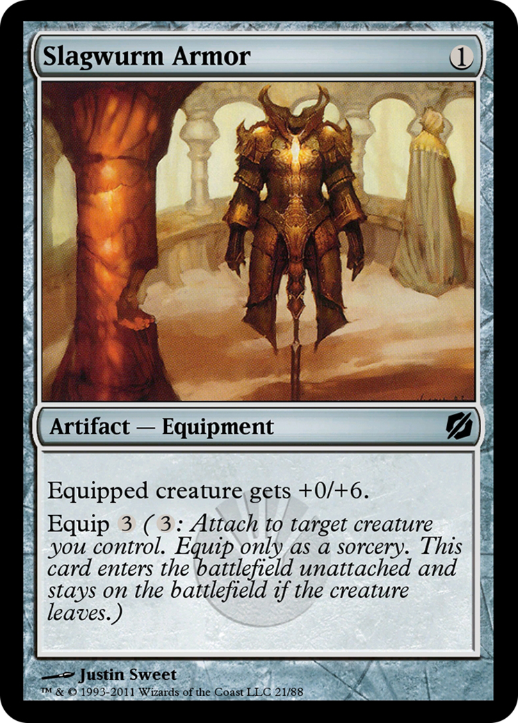 Image of Slagwurm Armor (TD2-021) - Duel Decks: Mirrodin Pure vs. New Phyrexia