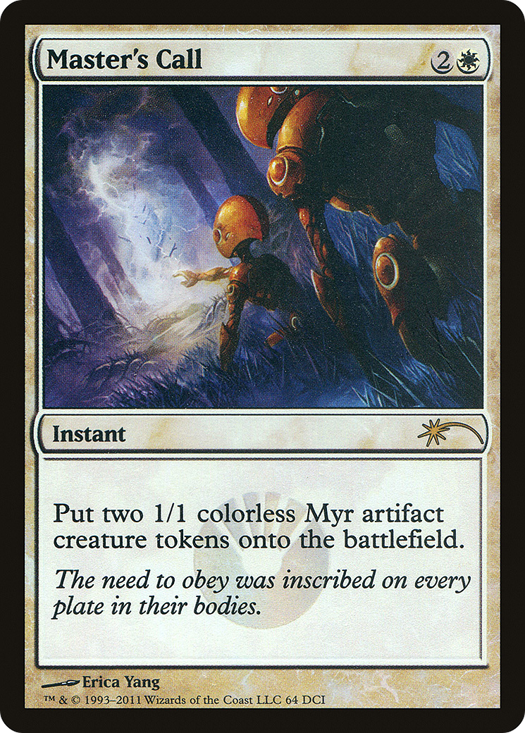 Image of Master's Call (WPN-064) - DCI Promos Foil