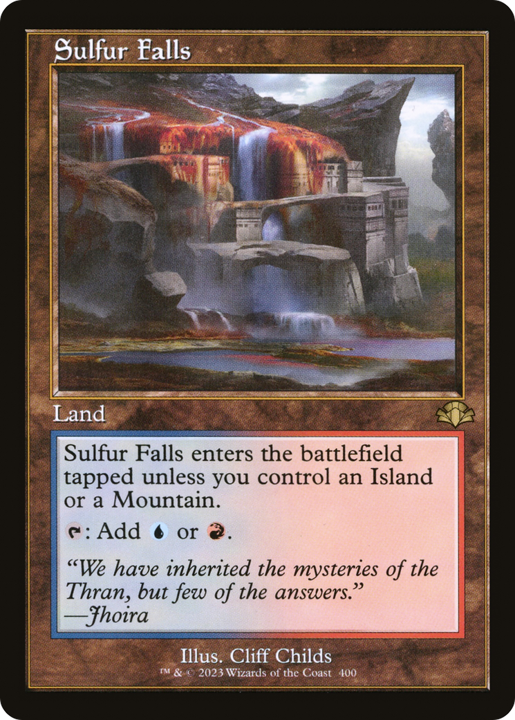Image of Sulfur Falls (Retro Frame) (DMR-400) - Dominaria Remastered Foil