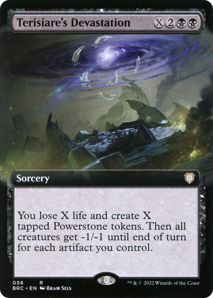 Image of Terisiare's Devastation (Extended Art) (BRC-056) - The Brothers' War Commander: (Extended Art)