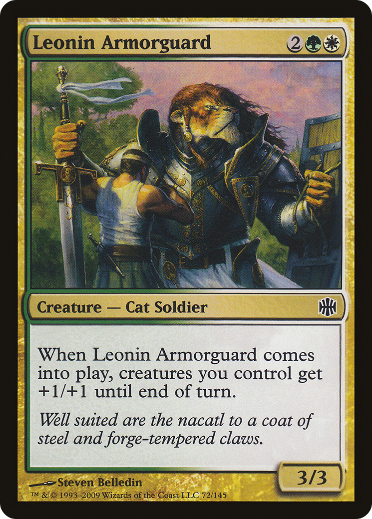 Image of Leonin Armorguard (ARB-072) - Alara Reborn