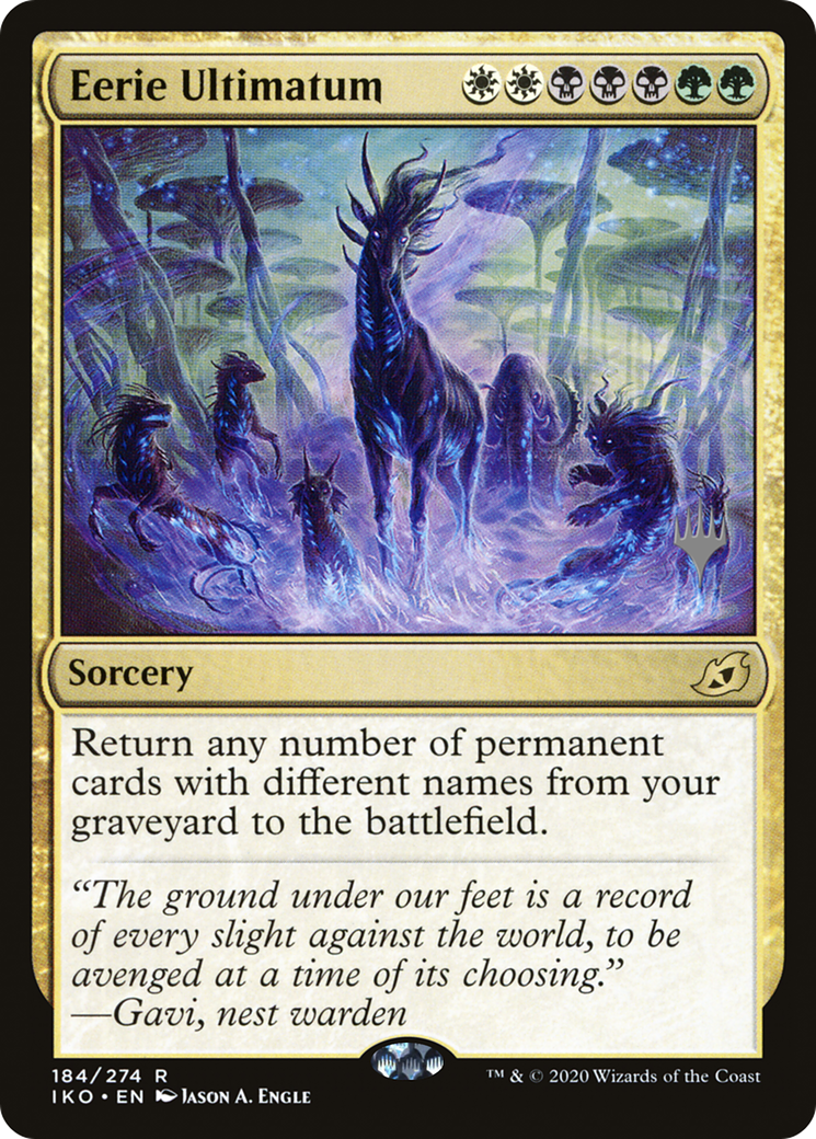 Image of Eerie Ultimatum (PPIKO-184P) - Ikoria: Lair of Behemoths Promos Foil
