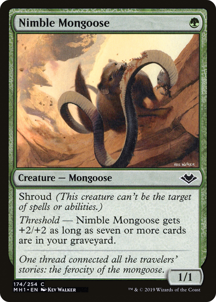 Image of Nimble Mongoose (MH1-174) - Modern Horizons