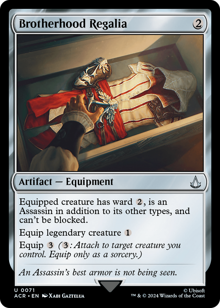 Image of Brotherhood Regalia (ACR-071) - Assassin's Creed